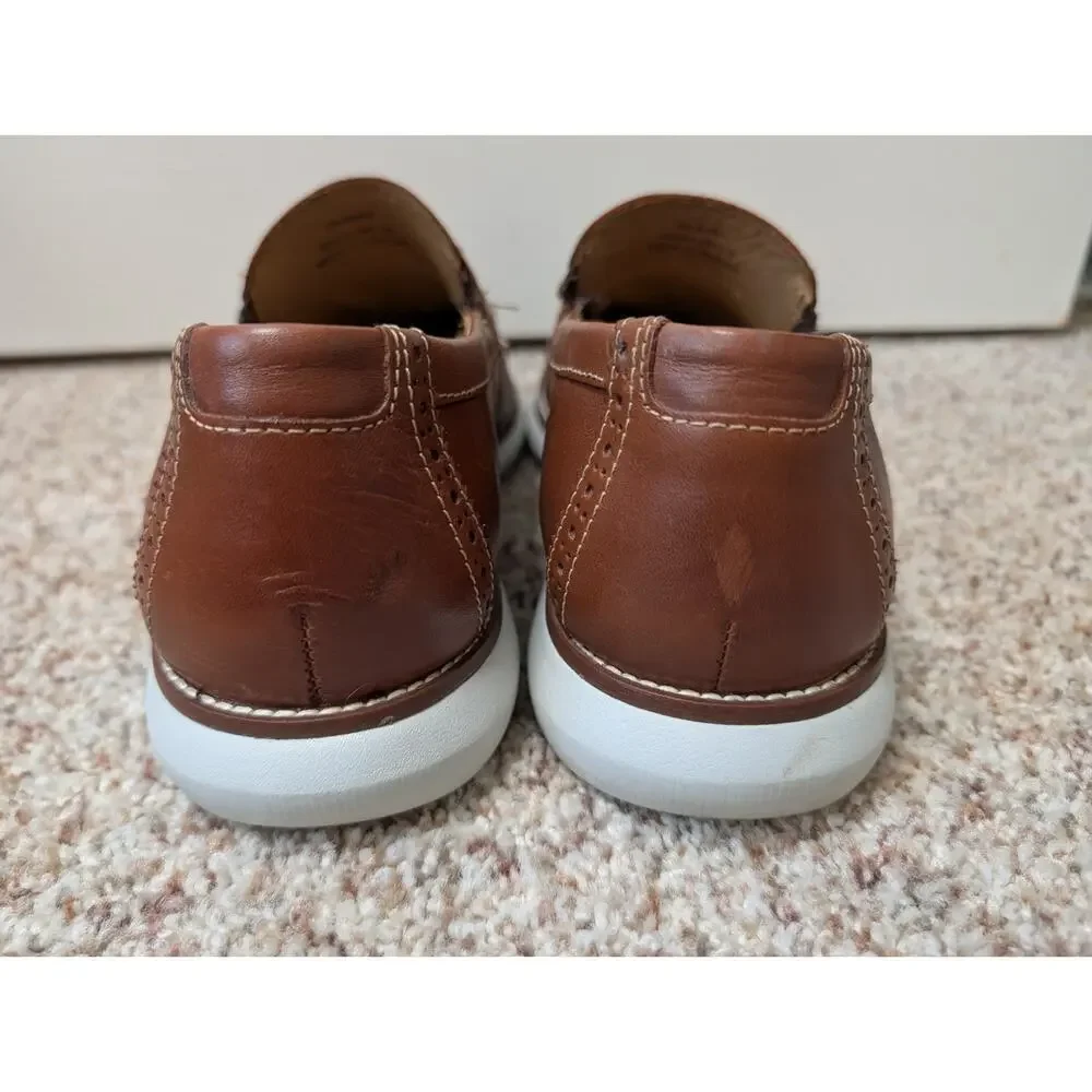 JOHNSON & MURPHY  Men's Casual Dress Shoes/Loafers size 8; Leather, Damage